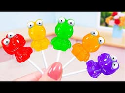 Adorable Crong Jelly Making💞🌈Miniature Rainbow Fruit Jelly Ideas🍓🍊Tiny Cakes