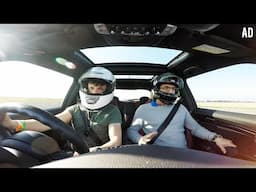 SCARING my DAD on a RACETRACK in MY CAR!