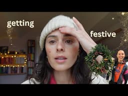 Vlogmas✨ de-frosting my winter wardrobe, wreath making, renting a christmas tree | ad