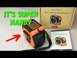 First Look at the ACTBOT 2 in 1 Laser Tape Measure