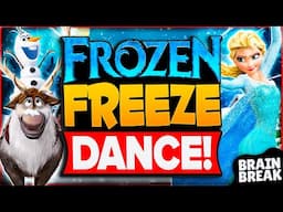 Frozen Freeze Dance ❄️ Winter Brain Break For Kids ❄️ Winter Freeze Dance ❄️ Just Dance ❄️ GoNoodle