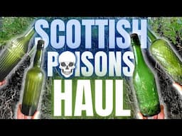 Scottish Poisons Haul - Bottle Dump Digging, Scotland, Fife, Near Edinburgh - Ep 97