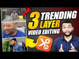 3 Layer Video Editing ✅️ | Youcut Video Editing Kaise Kare | Video Editing Kaise Kare