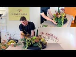 How To Make A FOAM FREE Autumnal Flower Arrangement