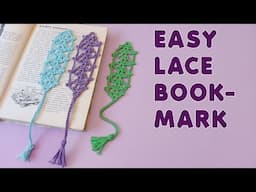 How to Crochet Easy Lace Bookmark