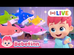 LIVE 🔴 Baby Shark and Finn Doo Doo Doo! Bebefinn Top Songs for Kids