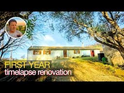 Timelapse Renovation Highlights || countryside house with land and STUNNING views.