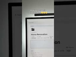 Create a Large Progress Bar in Notion #notionapp #productivity  #productivitytips