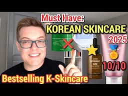 "Must Have' KOREAN SKINCARE 2025 - Testing Viral K-Skincare