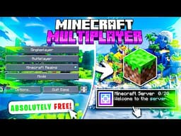 🌍How To Play Minecraft with Friends on a Free Server in 2025 !