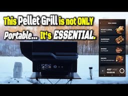 ASMOKE Essential PORTABLE PELLET GRILL - with BIG GRILL Features!