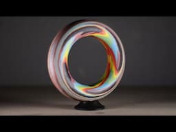 The Psychedelic RAINBOW Doughnut/Circle Vase | Last Kiln Unloading of 2020