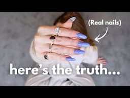 How to grow your natural nails really long.