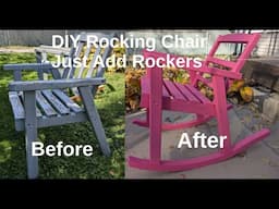 DIY Outdoor Rocking Chair