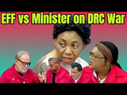 EFF Grilling Minister of Defence on DRC War and Killed Soldiers.