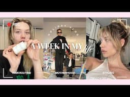 Holiday Vlog: Hair wash day routine, Styling an influencer, Motherhood || Amanda Steele