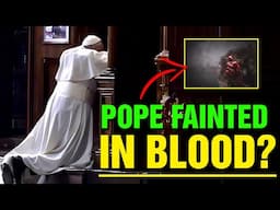 Pope Francis Fainted With Weird Blood In Hands Right After He Confessed This In Mass?