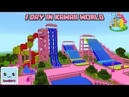 1 DAY IN KAWAII WORLD - Go to Water Park