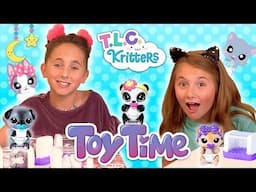 Toy Time Episode 10: Special Friend Edition! Unboxing New TLC Kritters Toys & Sock Puppet Craft!