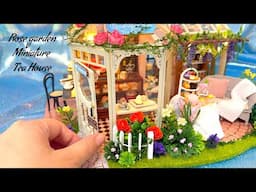 How to customize rose garden tea dollhouse