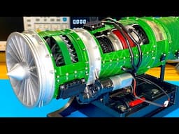 Making a Fully Functional Jet Engine, Turbofan Engine, diy Jet Engine