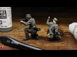 Quick & Easy Tricks for Painting German Infantry Figures | 1/35 Scale Model Tutorial