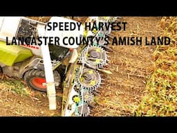 CLAAS FORAGE HARVESTER...Speedy Corn Harvest in Lancaster County's Amish Land