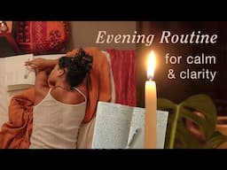 A comforting evening routine for calm and clarity