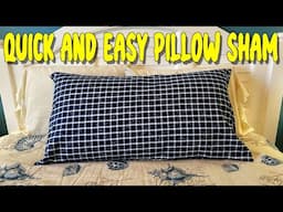 Sew a Pillow Sham for Any Pillow Size | Beginner-Friendly Tutorial