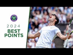 Alcaraz, Djokovic, Musetti and more 🔥Best Men's Points from Wimbledon 2024