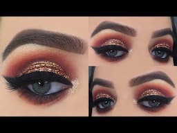 Fall Glitter Makeup Tutorial | Alyssa Edmunds