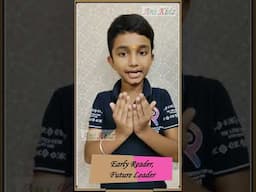 Early Reader Future Leader || #AniKidz - Anish || Anish Motivation || #shorts || Anish Quotes