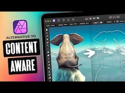 Affinity Photo Content Aware Fill Alternative | Inpainting Brush Tutorial