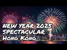 Hong Kong's BIGGEST New Year's Fireworks Display! Welcome 2025