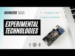 Hardware APIs on the Web and using experimental technologies // Web BLE, Web USB, Geolocation