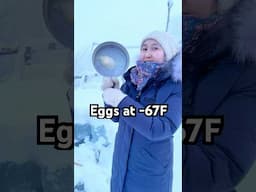 Egg-streme cold of Yakutia 🥚🧊😂 wait till the end.. 👀 #yakutia #cold