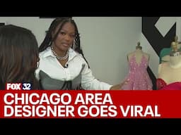 Chicago area designer transforms oversized clothes into high fashion