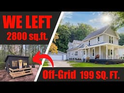 OFF-GRID Tiny House FULL TOUR: 30 Days in--MISTAKE or SUCCESS???