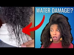 WATER is DAMAGING our hair? Let's DiSCUSS.