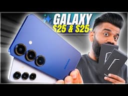 Samsung Galaxy S25 & S25+ Unboxing & First Look - The Magic Of AI🔥🔥🔥