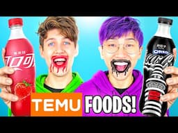 We Tried FOOD from TEMU!? (Can You Guess the Price!?)