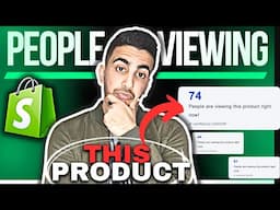 How To Add X Amount Of People Are Viewing This Product In Shopify