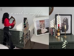 VLOG: new year bedroom reset & decorating, 2025 goals, journaling, anthropoligie, parisian room tour