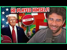 Trump Walks Back Tariffs After EMBARRASSING Display | Hasanabi Reacts