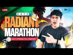 LAST DAY OF STREAMING UNTIL I BECOME RADIANT | 24/7 Live Marathon | !rules Valorant India Live