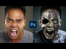 Turn Anyone Into a Zombie in Photoshop Using NEW Gen AI Magic!