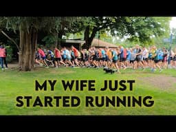 My wife just started running