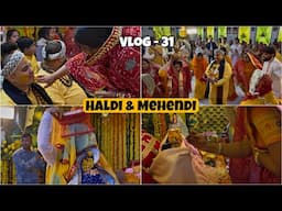 Haldi 💛 Aur Mehendi Ceremony 💚  | Dance , Geet | Shilpa Chaudhary | Dailyvlogs