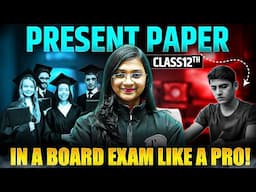 How to Present Your Paper in a Board Exam Like a Pro! ✨📝| Paper Presentation Tips