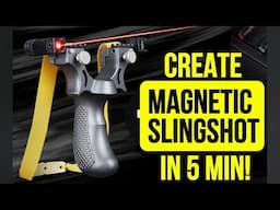 How to Make a Magnetic Slingshot in 5 Minutes | Best DIY Magnetic Slingshot For Hunting & Targeting